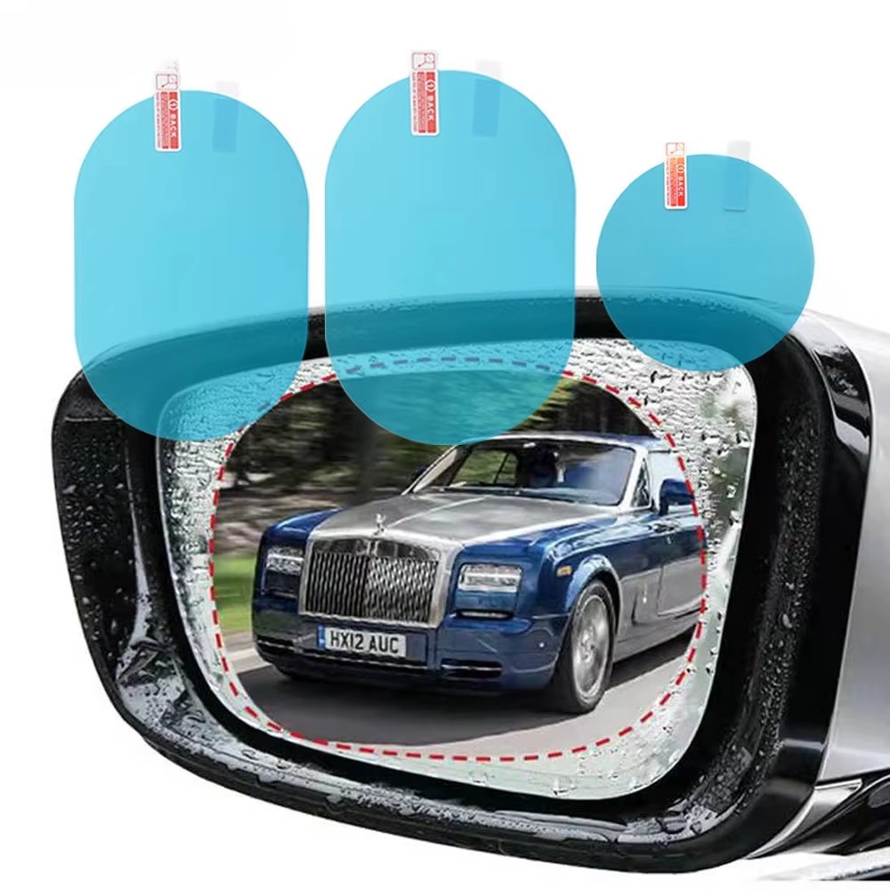 Anti Glare Car Rearview Mirror Film - 2/4 unidades de película protetora universal
