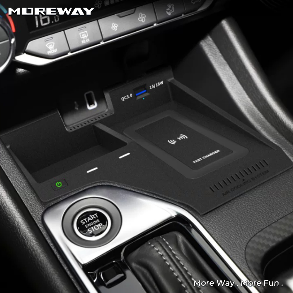 Wireless Car Charger Mount Fast Charging - Suporte de Telefone para Carro com