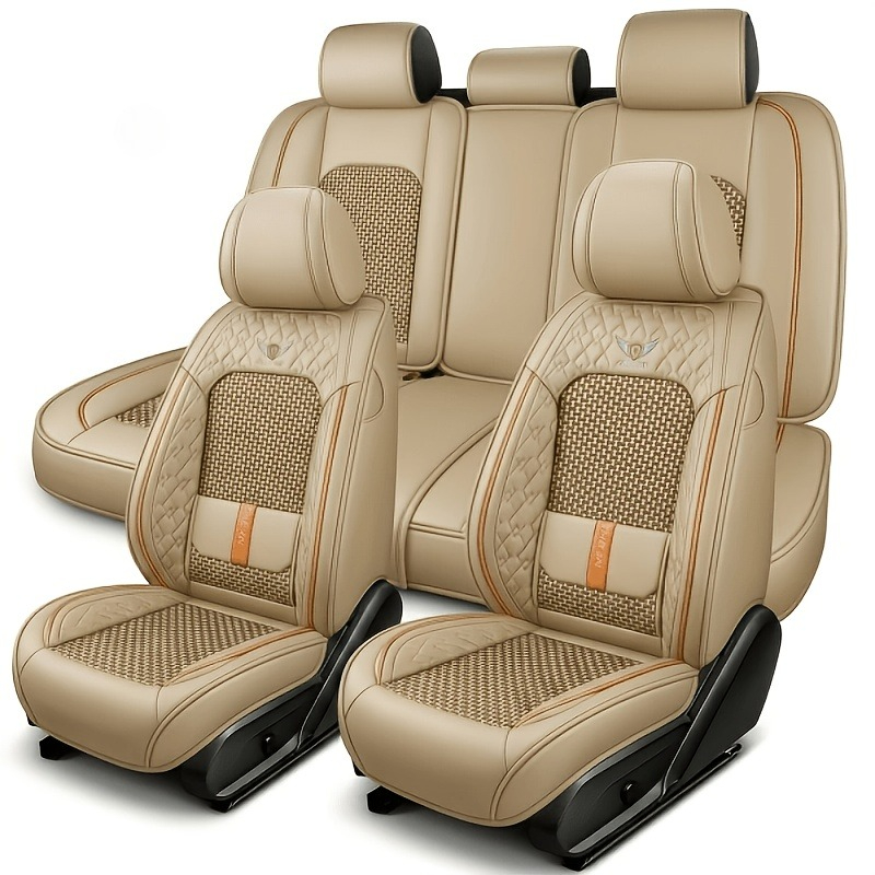 Leather Car Seat Covers Full Set Universal - Para jetour t2 dacia jogger ex30