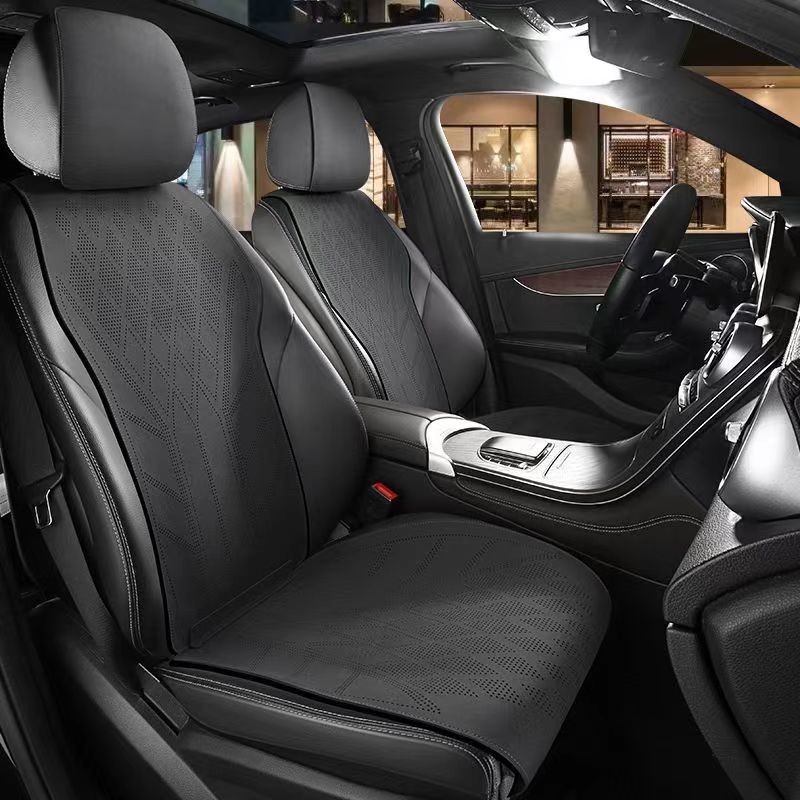 Leather Car Seat Covers Full Set Universal - Capa de assento de carro de