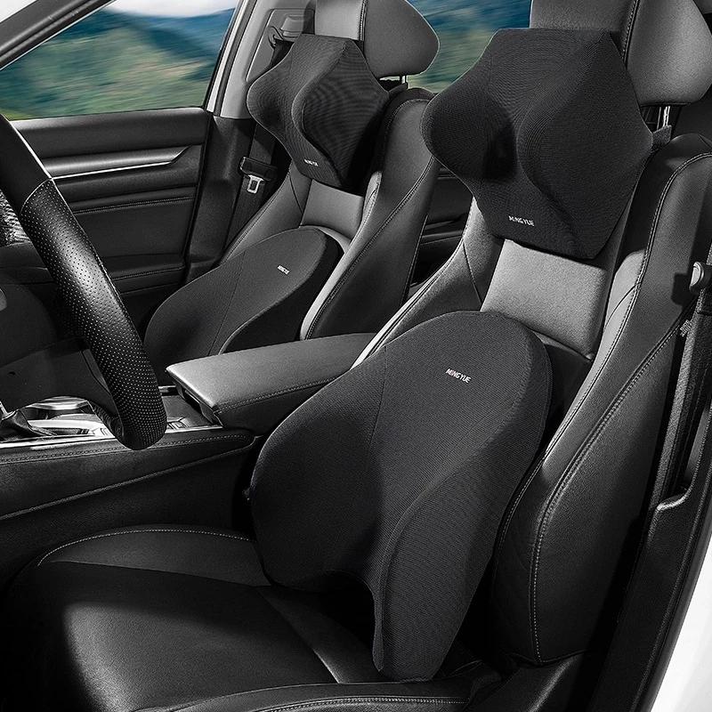 Memory Foam Car Neck Pillow Lumbar Support - Universal carro memória espuma apoio lombar