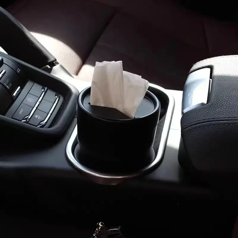 2 unidades de lixeiras para ca - Waterproof Car Trash Can With Lid avaliação e preço