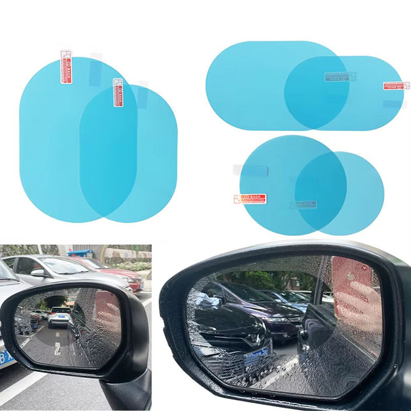 2/4 unidades de película prote - Anti Glare Car Rearview Mirror Film avaliação e preço