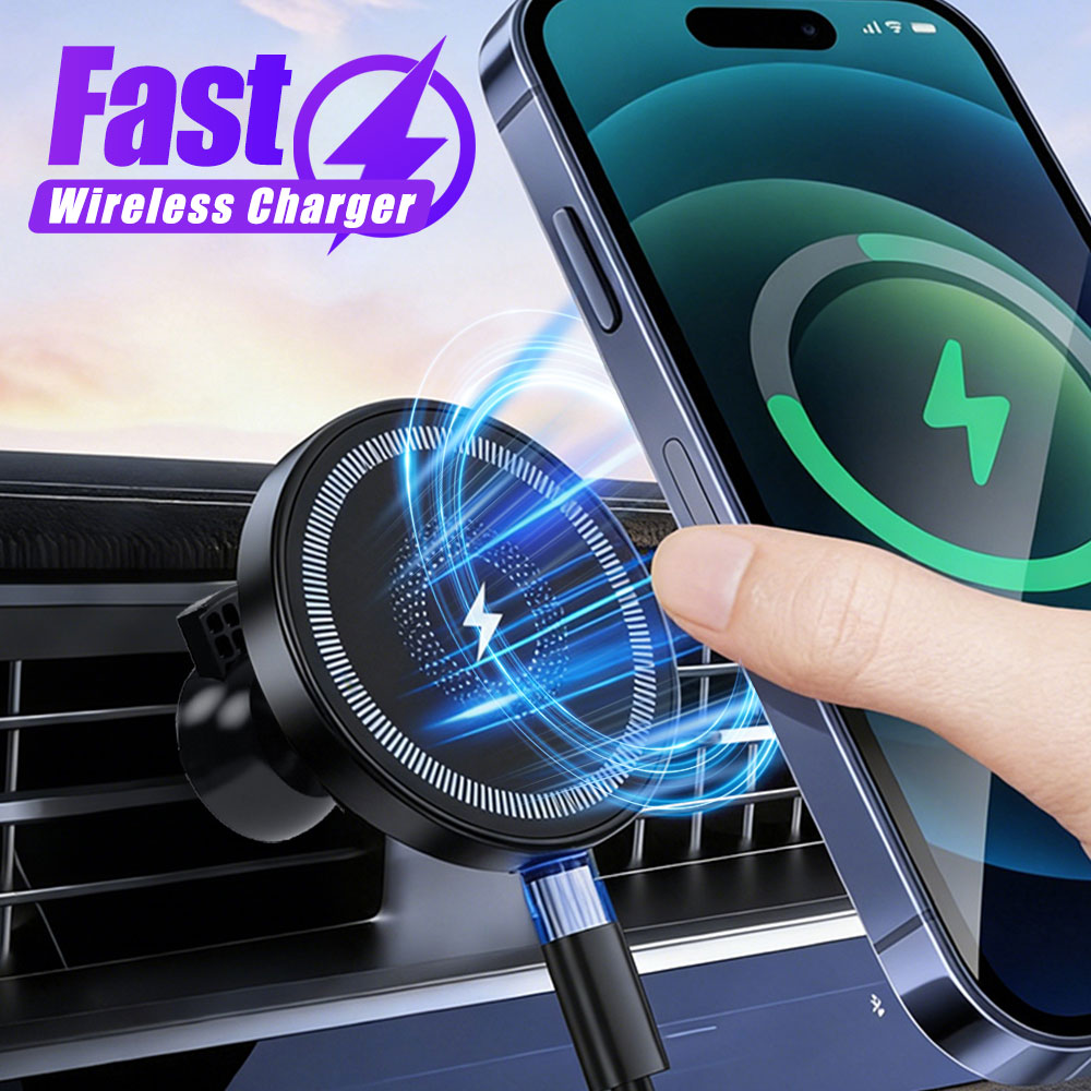 Carregador Magnético Sem Fio p - Magnetic Phone Holder For Car Vent avaliação e preço