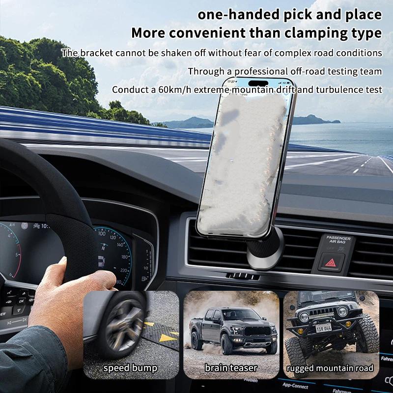 Novo Suporte Magnético de Fibr - Magnetic Phone Holder For Car Vent avaliação e preço