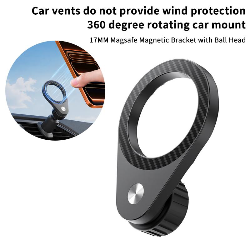 Novo Suporte Magnético de Fibr - Magnetic Phone Holder For Car Vent avaliação e preço