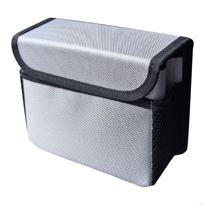 Organizador do banco traseiro  - Waterproof Car Trash Can With Lid avaliação e preço