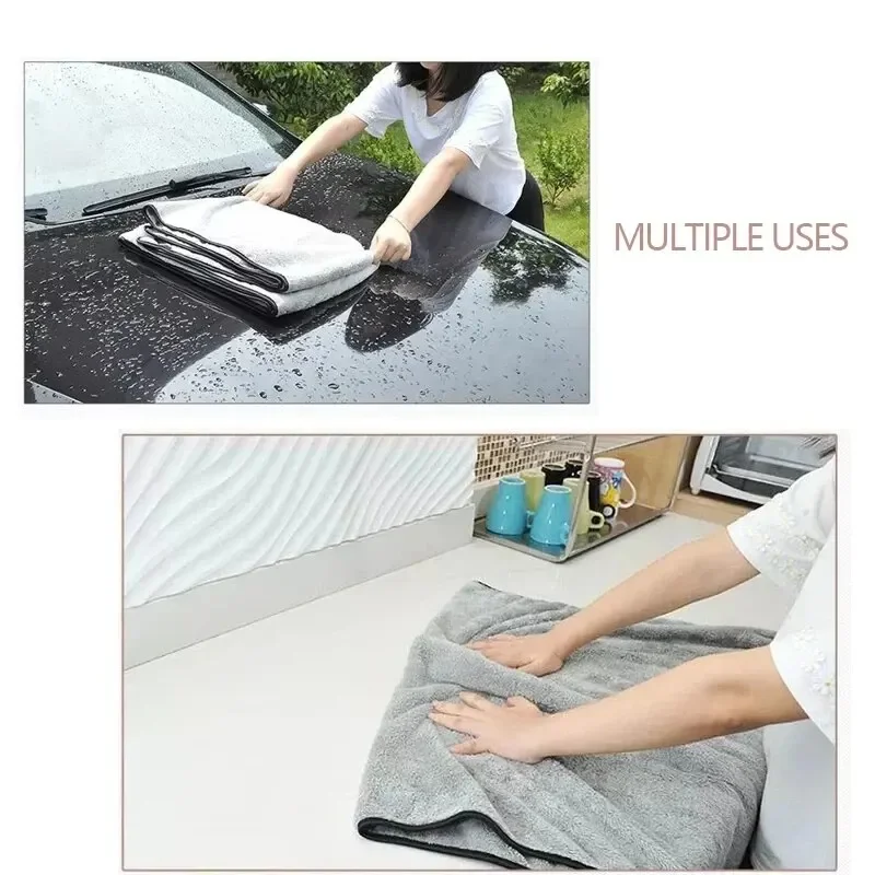 Toalha de lavagem de carro de  - Microfiber Car Drying Towel Super Absorbent avaliação e preço