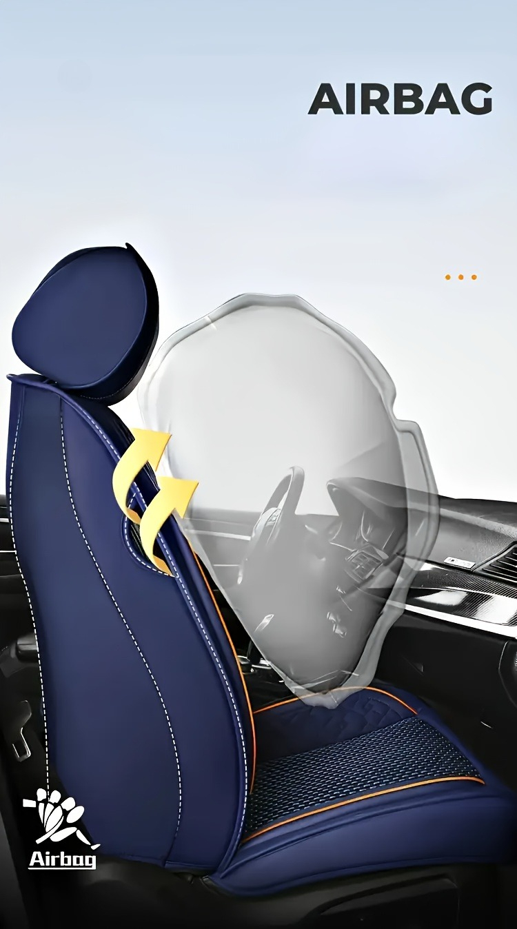 Para Peugeot 206, W205, Honda  - Leather Car Seat Covers Full Set Universal avaliação e preço