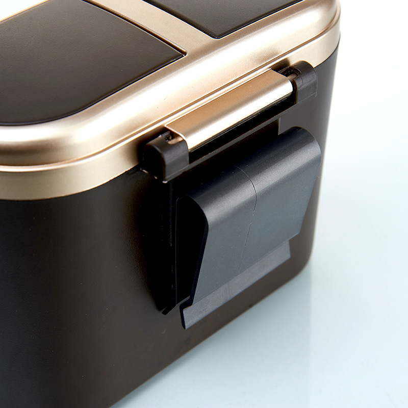 Caixa de armazenamento de carr - Waterproof Car Trash Can With Lid avaliação e preço