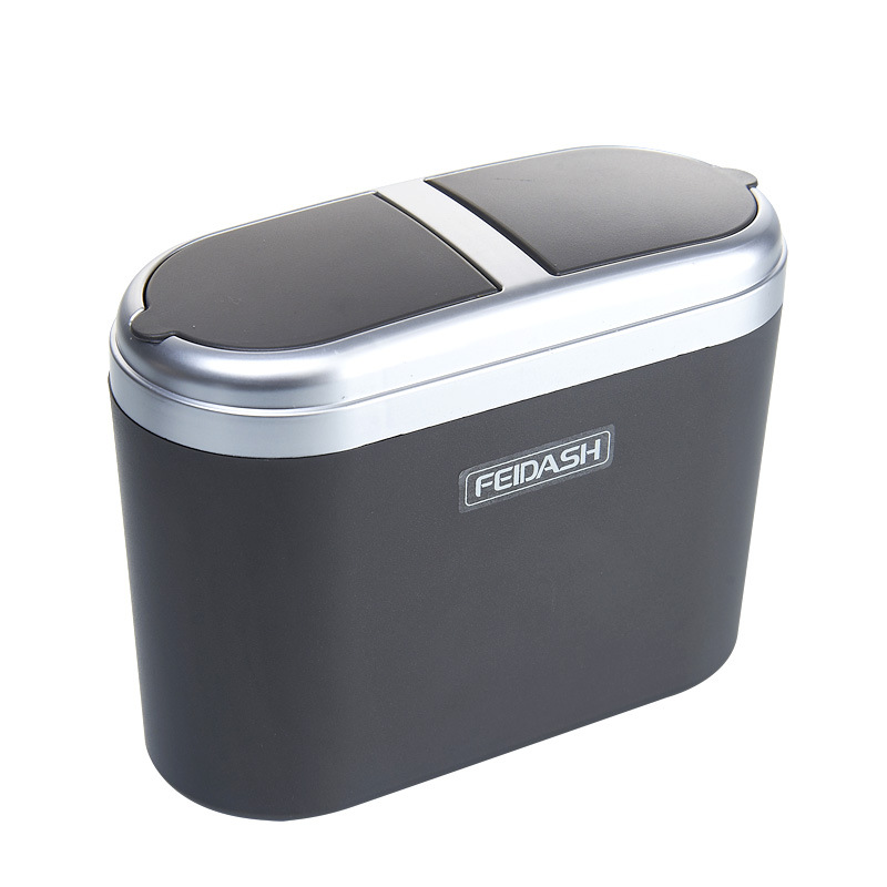 Caixa de armazenamento de carr - Waterproof Car Trash Can With Lid avaliação e preço