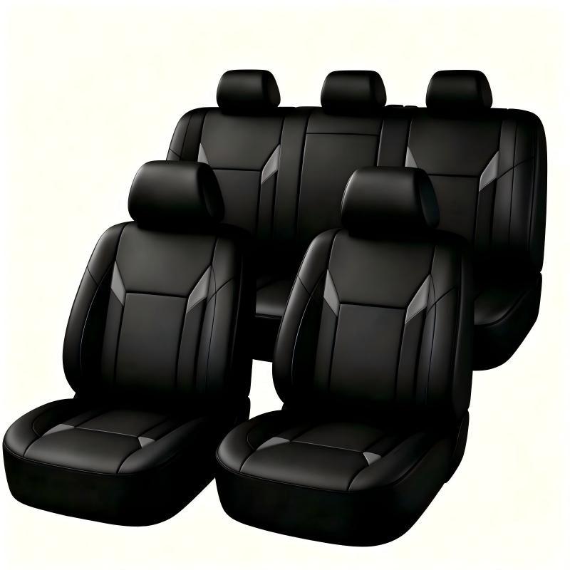 Capas de Assento de Carro em C - Leather Car Seat Covers Full Set Universal avaliação e preço