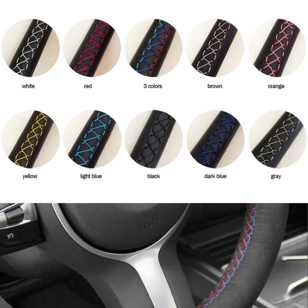 Personalização capa de volante - Car Steering Wheel Cover Anti Slip Breathable avaliação e preço