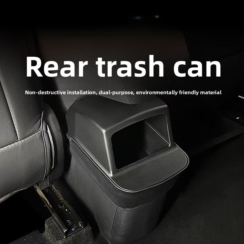 Caixa de Armazenamento Traseir - Waterproof Car Trash Can With Lid avaliação e preço