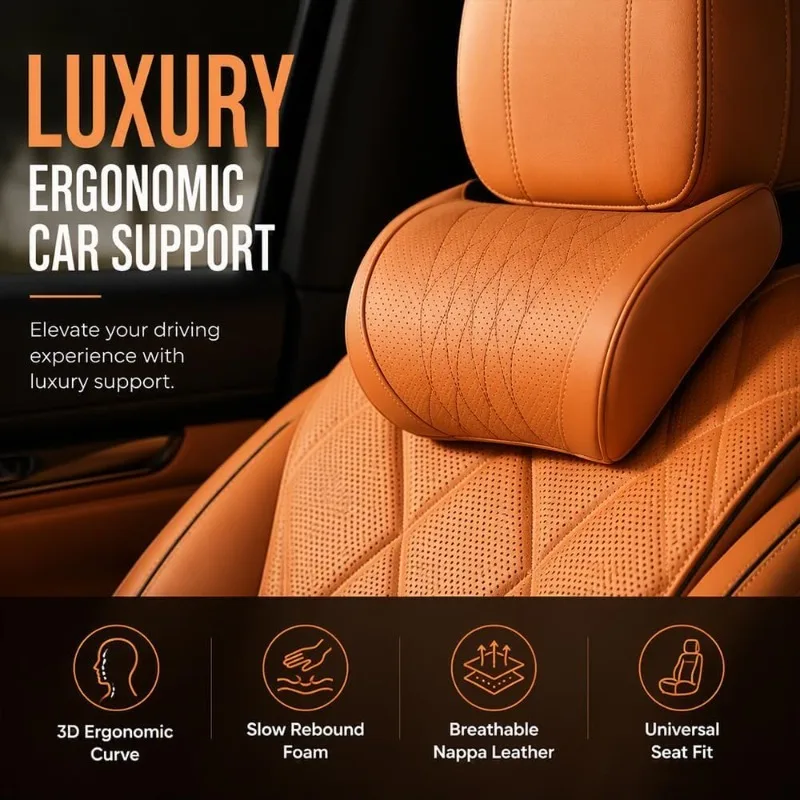 Almofada lombar universal para - Memory Foam Car Neck Pillow Lumbar Support avaliação e preço