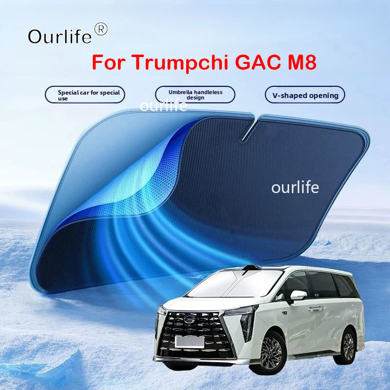 Para GAC Trumpchi M8 2026 2025 - Car Sunshade Windshield Umbrella Foldable avaliação e preço